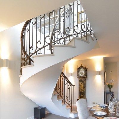 Stunning White Staircase In Room