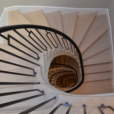 Downward View Of Little Boltons Spiral Staircase
