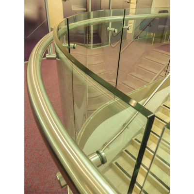 Natwest Bank Glass Helical Staircase