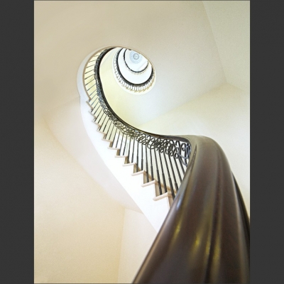 Upward View Of Chesterfield Hill Staircase