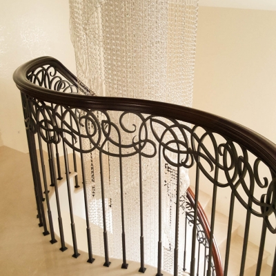 Bespoke Luxury Staircase With Elegant Light