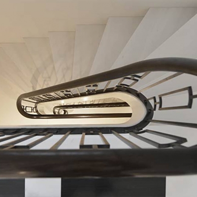 Downward View Of Mallord Street Staircase
