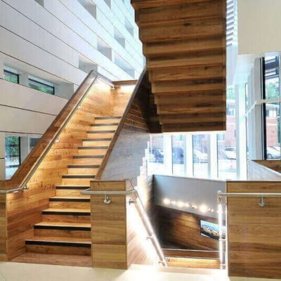 Oxford University Straight Staircase