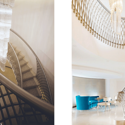 Elegant Dorchester Hotel Staircase