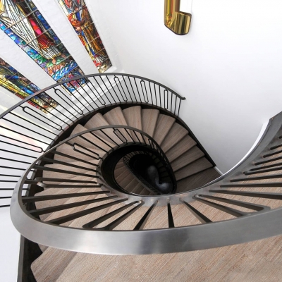 St Judes Bespoke Steel Staircase