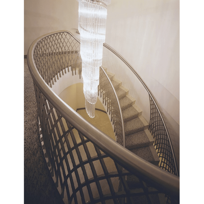 Dorchester Hotel Bespoke Stairs With Elegant Light