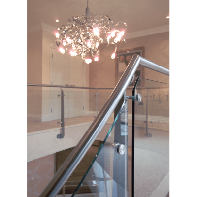 Gerrards Cross Staircase With Luxury Chandelier