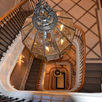 Luxury Staircase With Light Rutland Gate