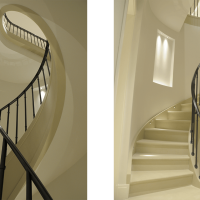 2 Views Of Stunning Staircase