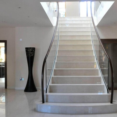 Elegant Linksway Glass Staircase