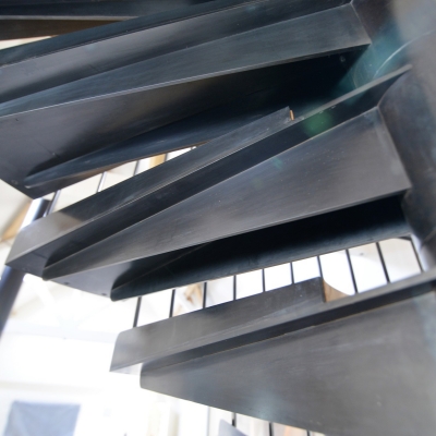 Closeup Of Stones Farm Staircase Made By Elite Metalcraft