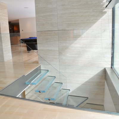 Landing View Of Ledborough Glass Staircase