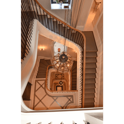 Downward View Of Custom Staircase Rutland Gate