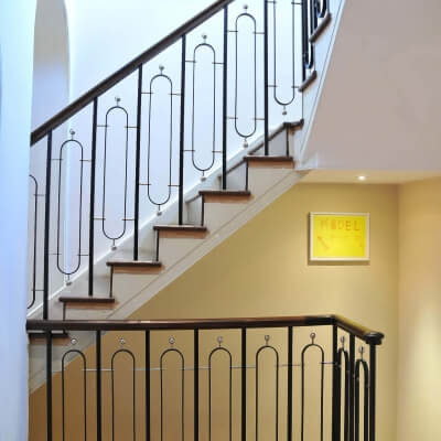 Campden Hill Straight Steel Staircase