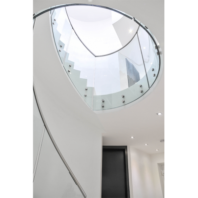 Upward View Of Warburton Custom Staircase