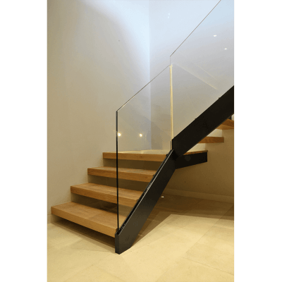 Bespoke Luxury Steel Glass Staircase