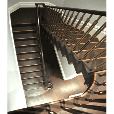 Devere Gardens Staircase Aerial View