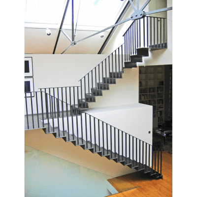 Hewer Street Contemporary Steel Staircase