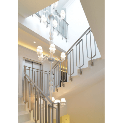 Walton Street Staircase With Luxury Light