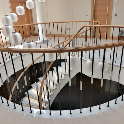 Upstairs View Of Arkley Drive Staircase