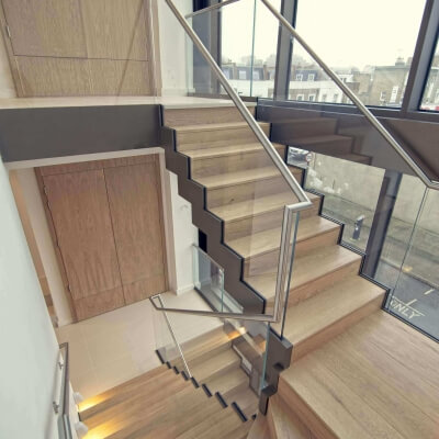 Kings Road glass staircase