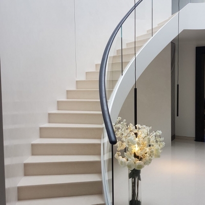 First floor view of bespoke staircase 3 Oaks London